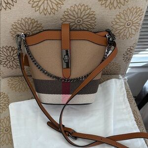 Stylish Tan and Black Women's Bag